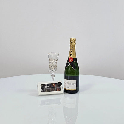 Champagne & Chocolate (Glass Cup) Magic Christmas